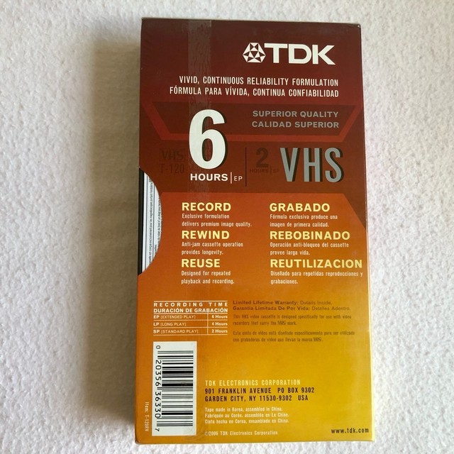 Fita VHS T-120 Superior Quality - Foto 2