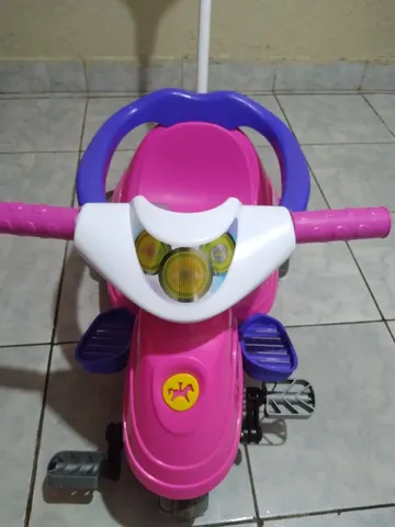 Paraíso das Bicicletas - TRICICLO MOTOCA INFANTIL FEMININA