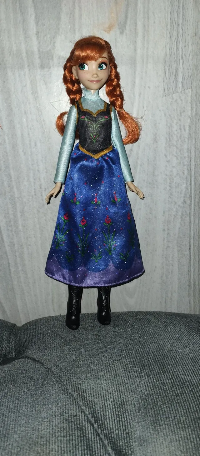 Elsa Frozen 50cm Disney Store Boneca Tecido Original