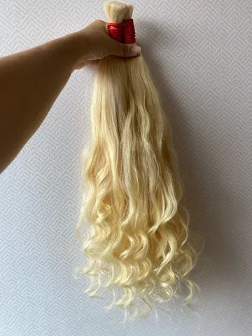 Cabelo loiro vietnamita de 65 e 75cm 