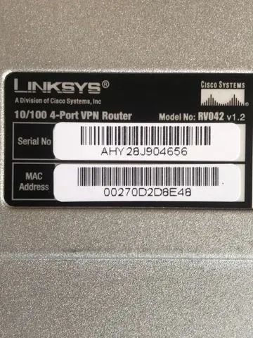 109 Roteador Load Balance linksys  - Foto 2