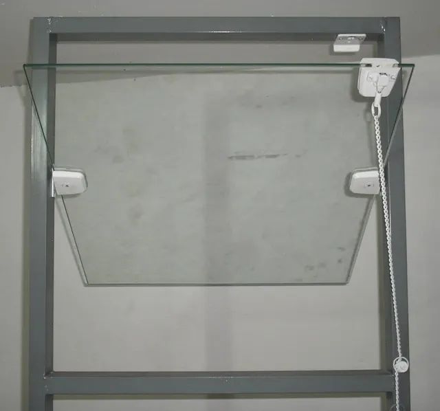 Báscula de banheiro em vidro temperado sob medida  - Foto 5