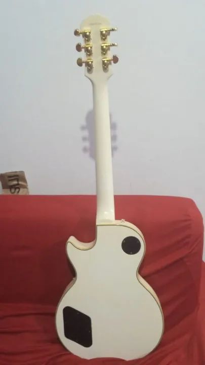Guitarra Elétrica Epiphone Les Paul custom alpine white korea
