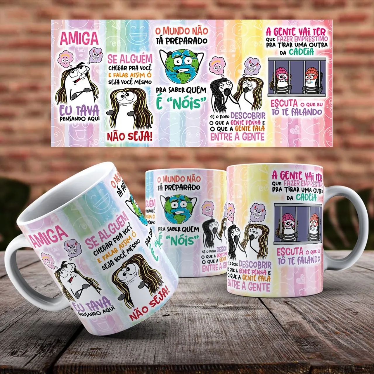 Caneca Flork amizade  - Foto 2