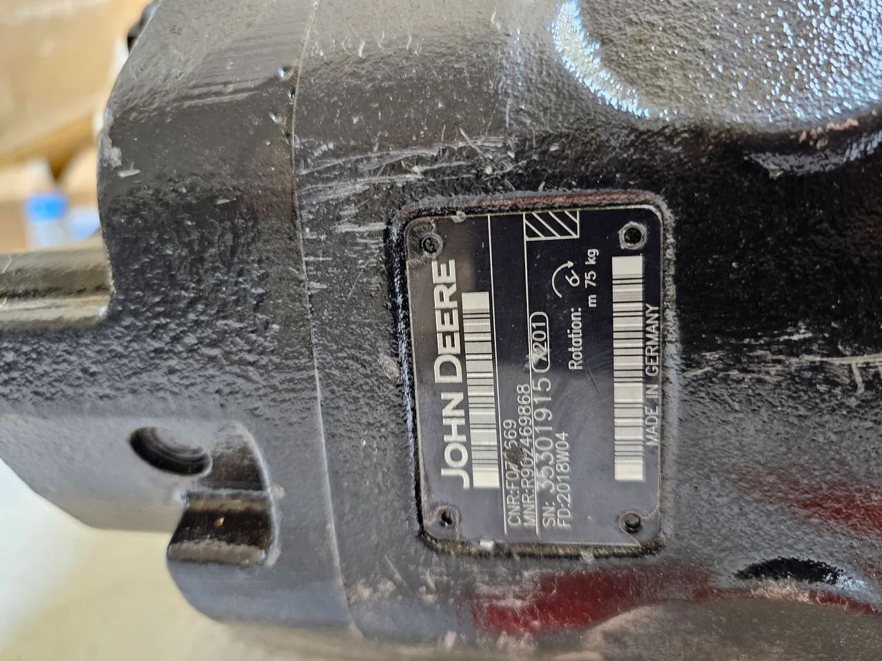 John deere bomba hidraulica nova original F072669  - Foto 6