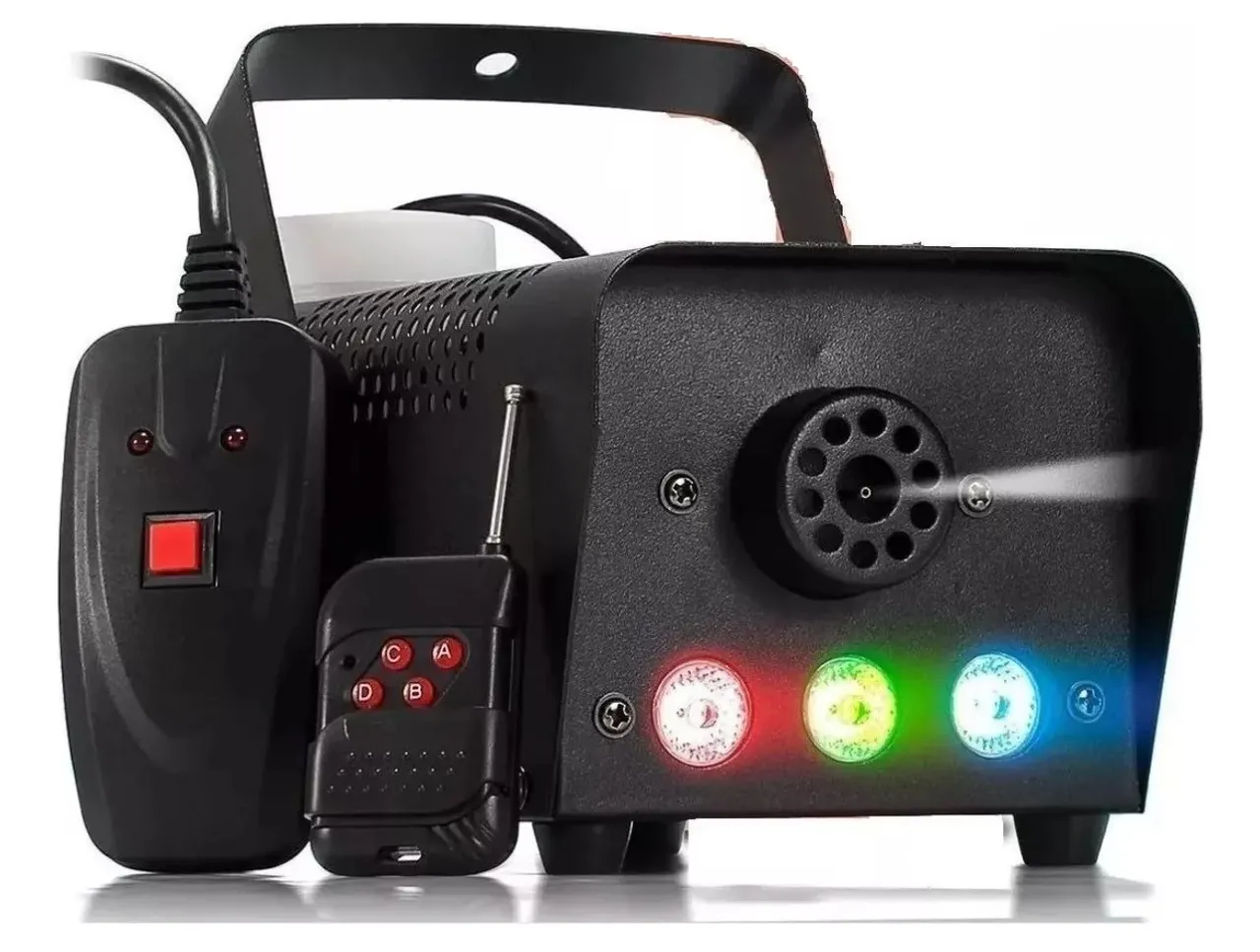 Máquina Fumaça 600w Rgb Sem Fio Controle Iluminação