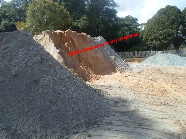 Areia e Pedra brita
