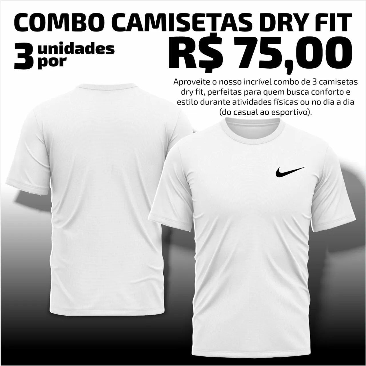 COMBO Camisetas Dry Fit