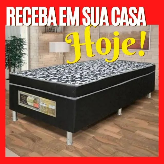 Cama Solteiro Box ,, Menor Preço