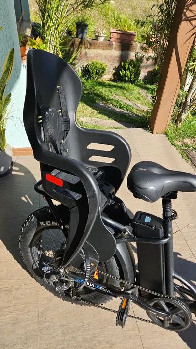 Bicicleta Elétrica Gorilla Swell 350W Dobrável com Farol LED e acessórios adicionais - Foto 5