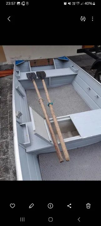 BARCO DE ALUMÍNIO E CARRETA RODOVIÁRIA - Foto 5