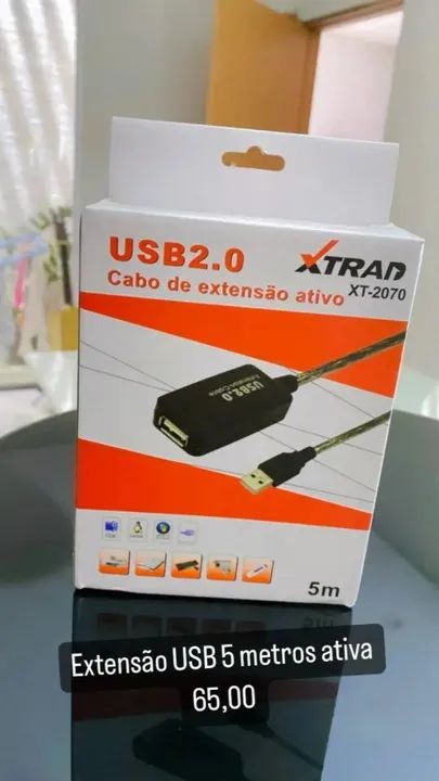 Cabo Extensão usb 5 metros ativo