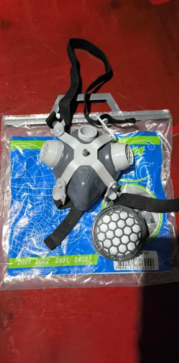 Máscara de proteção respiratória para pintura