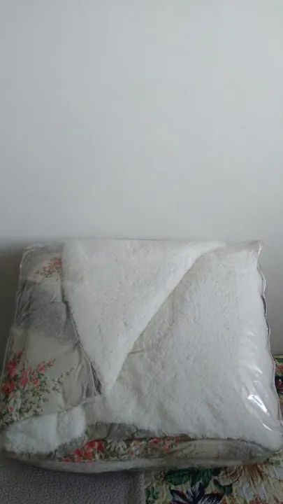 Edredom macio dupla face Casal Floral Novo - Foto 2