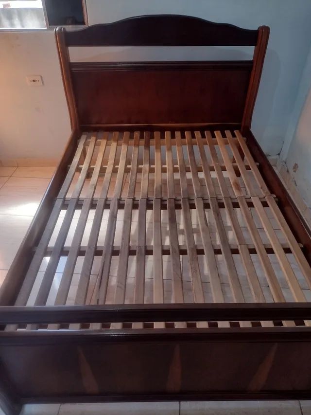 Cama Casal Madeira Maciça - Foto 3