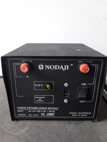 Fonte Estabilizadora Nodaji 10amp