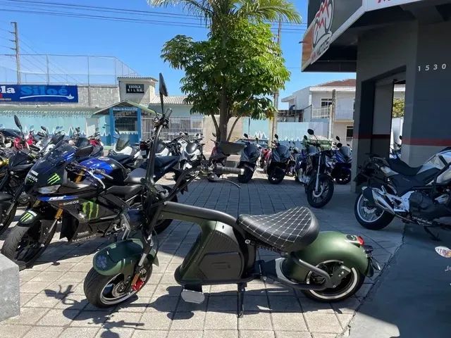 (Tx. 0,99% em até 18x no Cartão) Scooter Elétrica / MOB M8 3000w 30AH - Foto 2