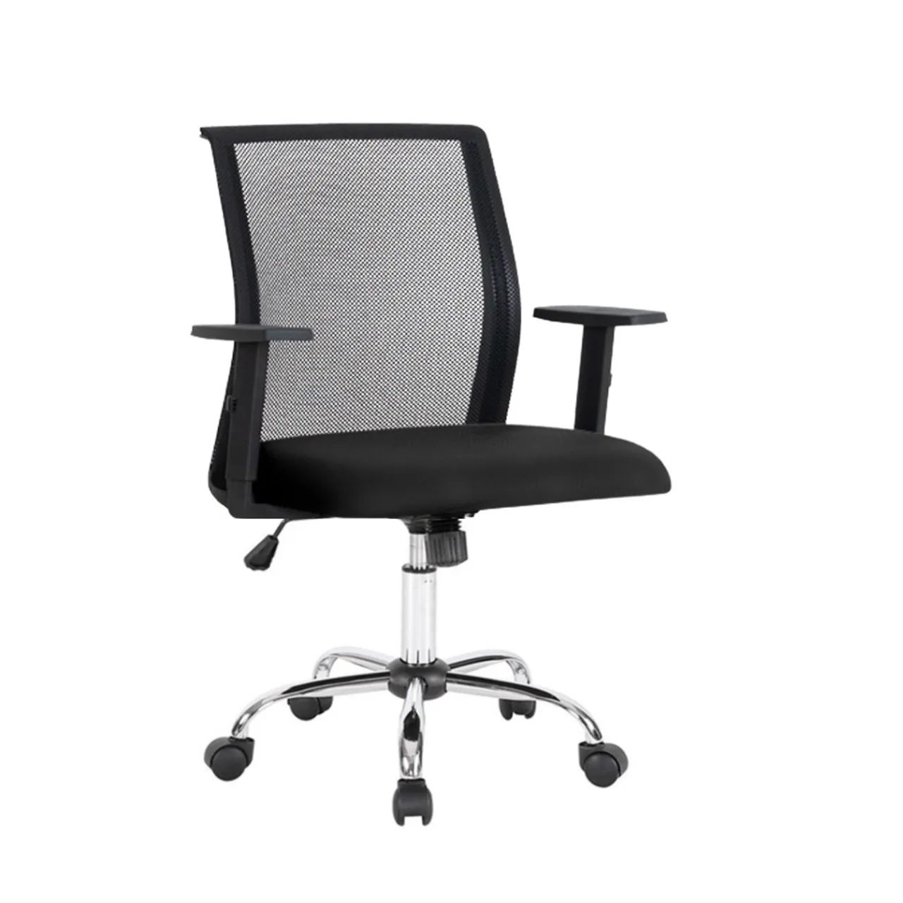 Cadeira giratória com braço regulável 