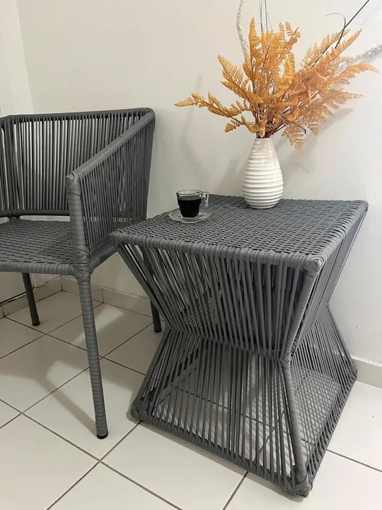 Cadeira com mesa em alumínio  - Foto 3