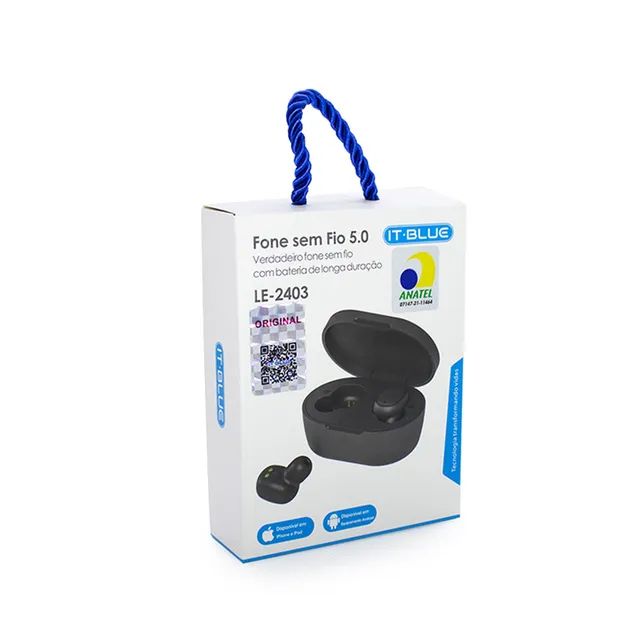 Fone de ouvido bluetooth 5.0 3hs de bateria It-Blue Le-2403 - Foto 5