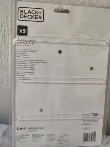 Kit De Ferramentas 5 Peças Black Decker lacrado - Foto 5