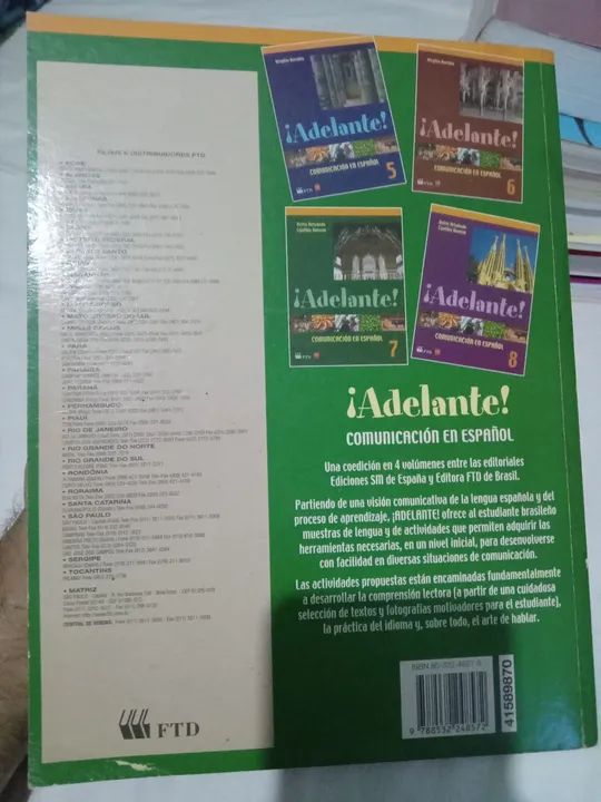 Livro Adelante! Comunicação em Espanhol 7 -  Ensino Fundamental - Foto 2