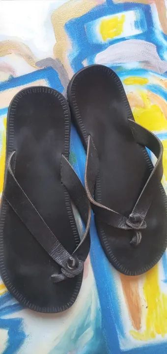 Sandália    de  couro  - Foto 3