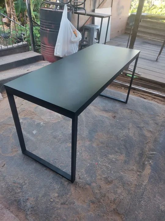 Mesa de Jantar Moderna com Tampo Branco - Foto 5