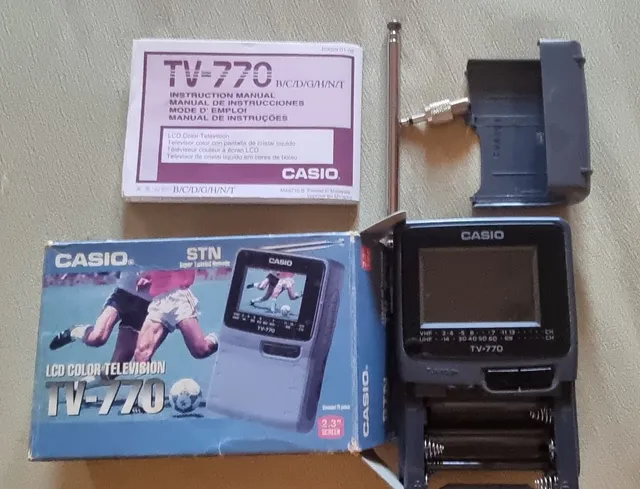 CASIO TV-770 analógica - Relíquia.
