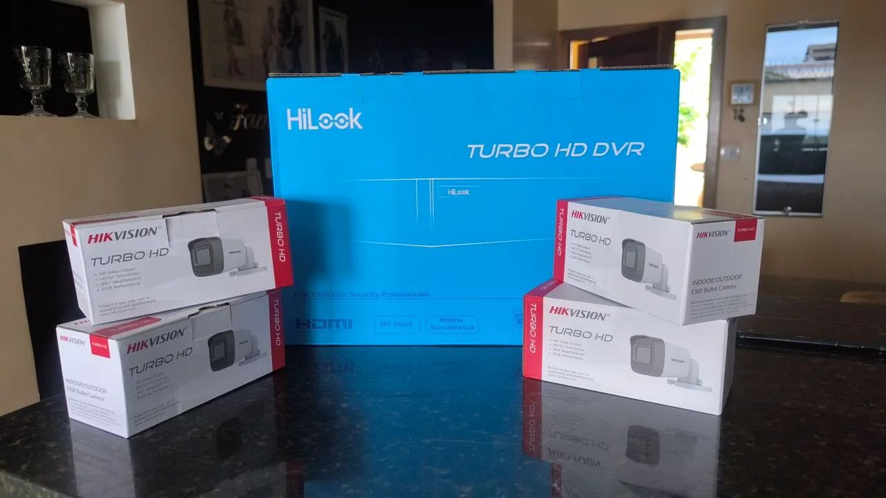 Kit de Câmeras de Segurança Hikwision Turbo  HD