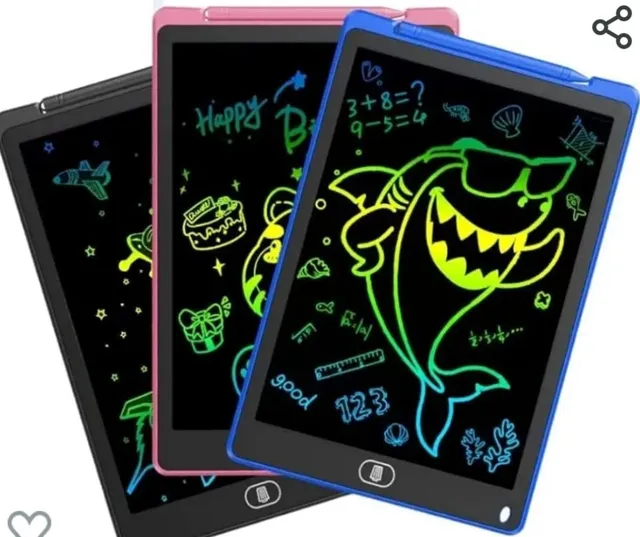 Tablet Infantil Lousa Mágica Digital LCD 8,5 Para Desenho Notas