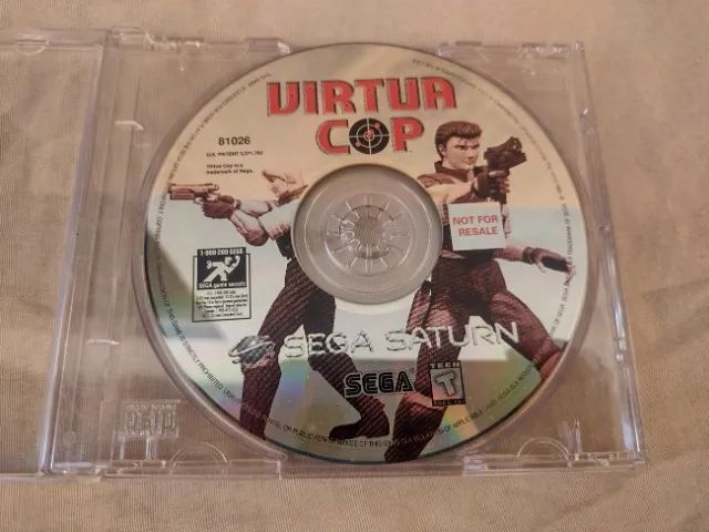 Somente Cd - Virtua Cop Original Americano Para Sega Saturn
