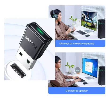 ADAPTADOR USB BLUETOOTH 2.0 PC / NOTE USB 5.3 BASEUS BA07 - Foto 5