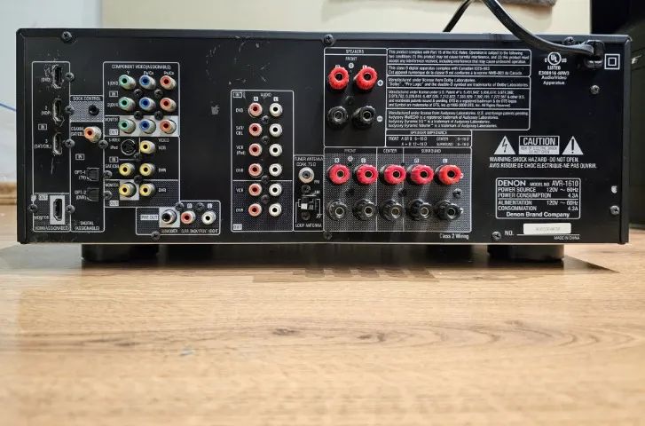 Receiver Denon AVR-1610 5.1 (usado) - Foto 4