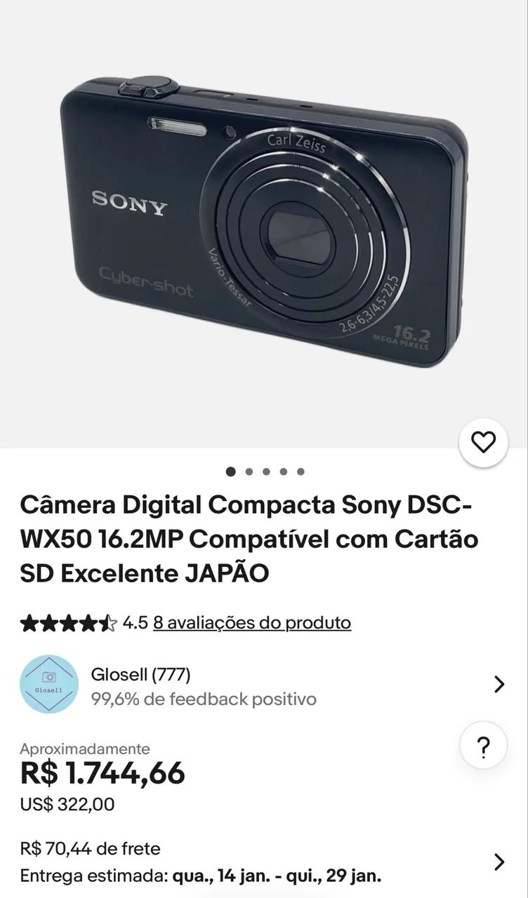 SONY Cyber-shot DSC-WX50 16.2MP中古品 sony wx50