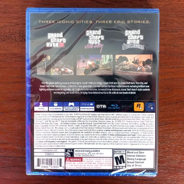 GTA The Trilogy PS4 PS5 LACRADO - (AMERICANO) - Foto 2