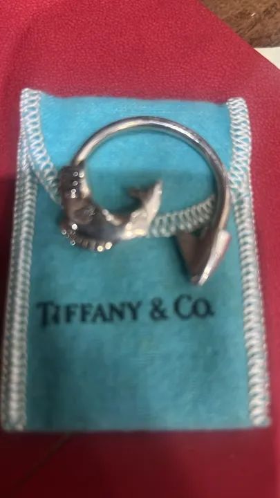 Chaveiro de Prata Esterlina Tiffany & Co. - Peixe - Foto 2