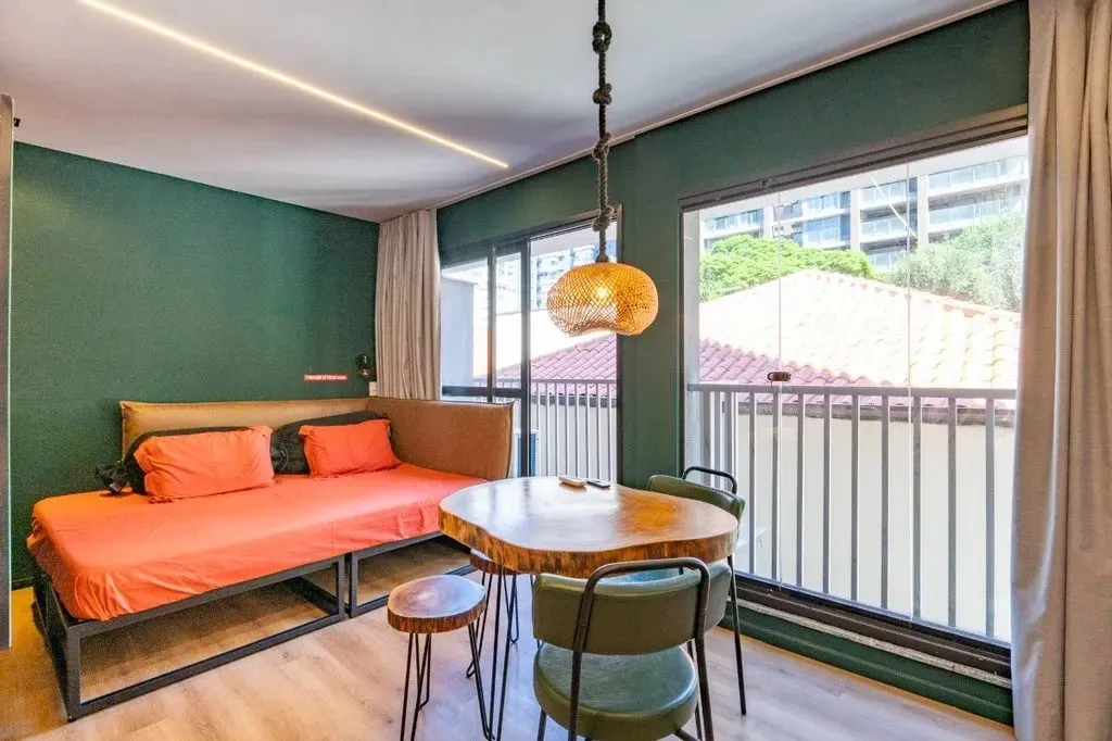 Studio à venda em São Paulo, Pinheiros, com 1 quarto, 26m²