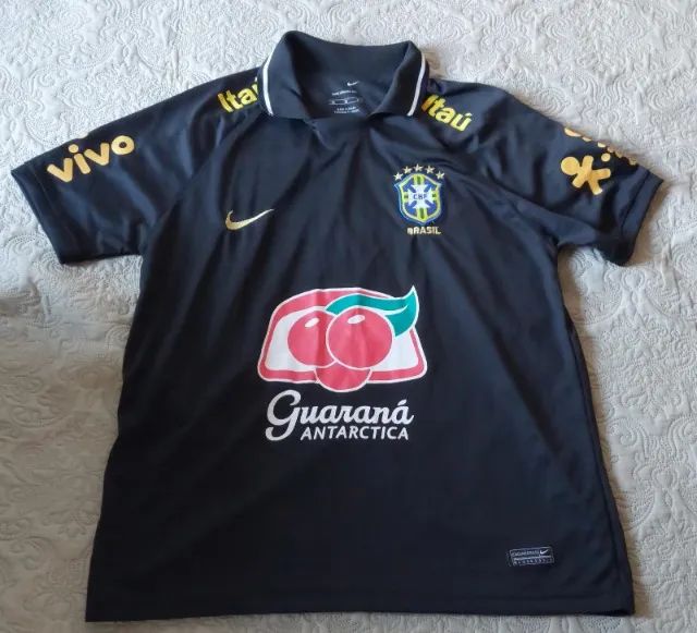 Camisa Seleção Brasileira Nike Treino - Tamanho M - Preta