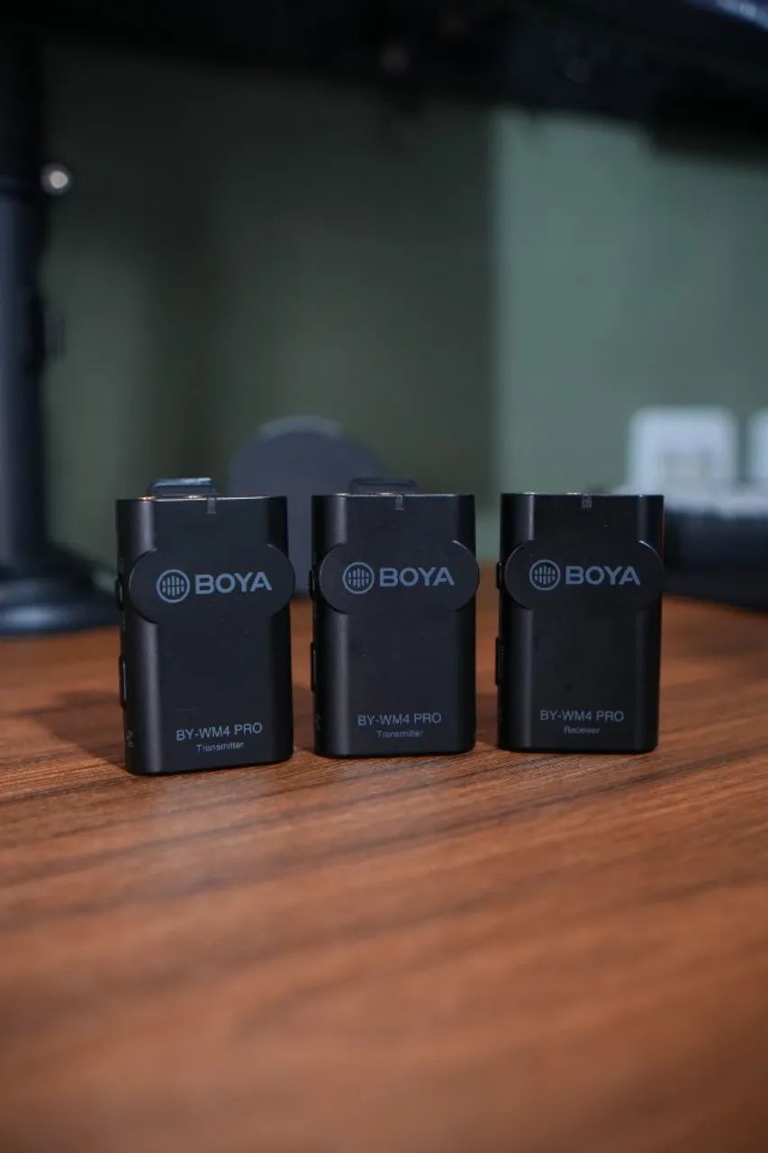 Microfone Lapela Boya By-WM4 Pro Sem fio
