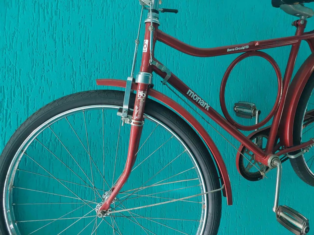 Bicicleta Monark Vermelha - Foto 6