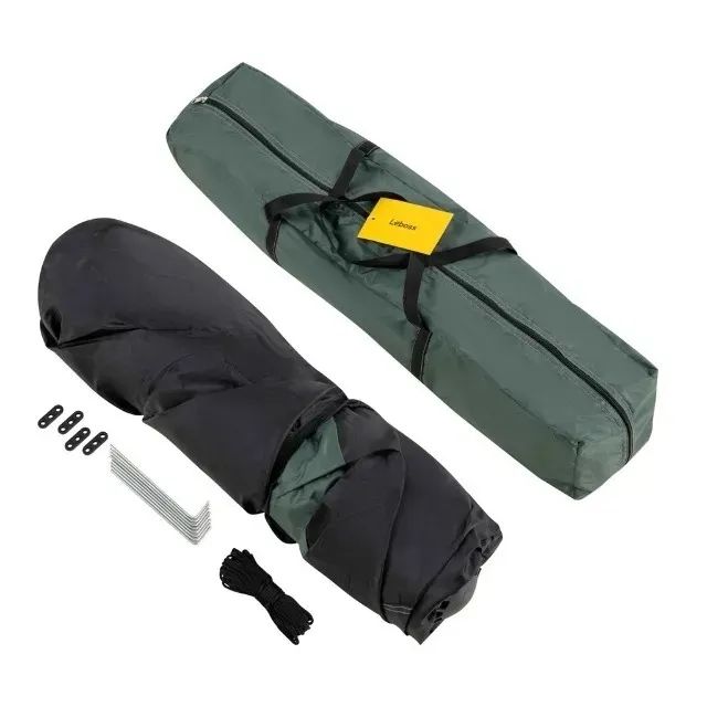 Barraca Camping 4 Pessoas A Prova D'agua Montagem Rápida Verde Leboss LB-HW003 - Foto 2