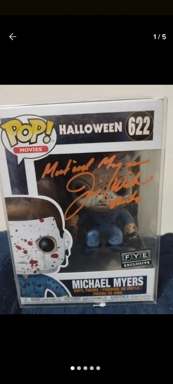 Funko Pop! Michael Myers Autografado - Halloween