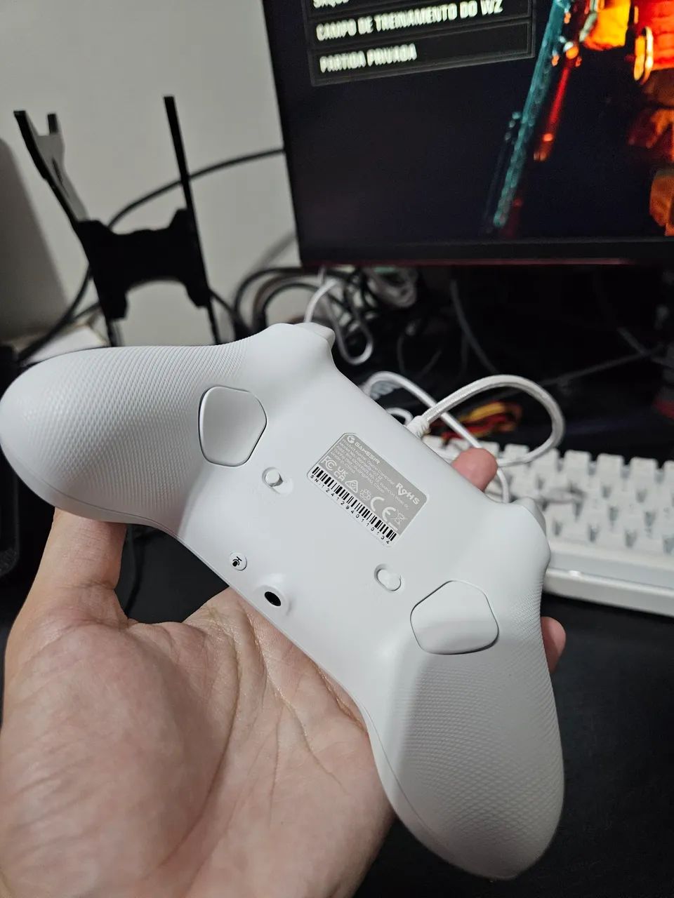 Controle Xbox Series X/S E PC Branco com PADDLES + 1 MES DE GAME PASS ULTIMATE  - Foto 2