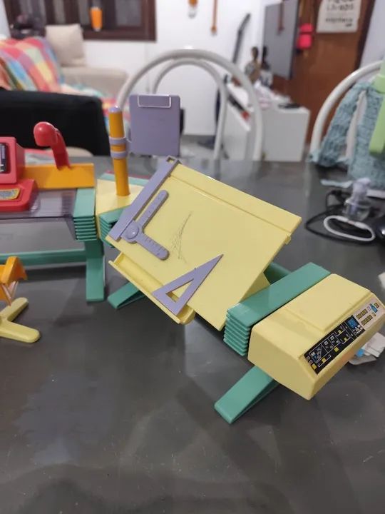 Conjunto Escritório para Bonecas ( barbie) - anos 90 - Foto 4