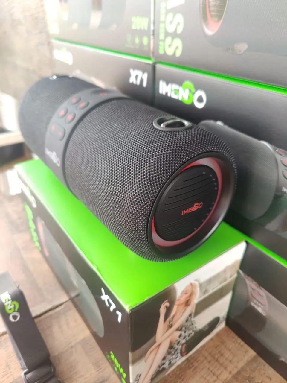 Caixa de Som Bluetooth Imenso X71 28W - Nova - Foto 3