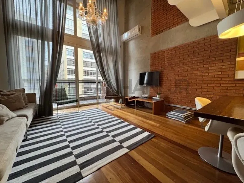 Apartamento para Locação em São Paulo-SP, Cerqueira César: 1 Quarto, 1 Suíte, 3 Salas, 2 B