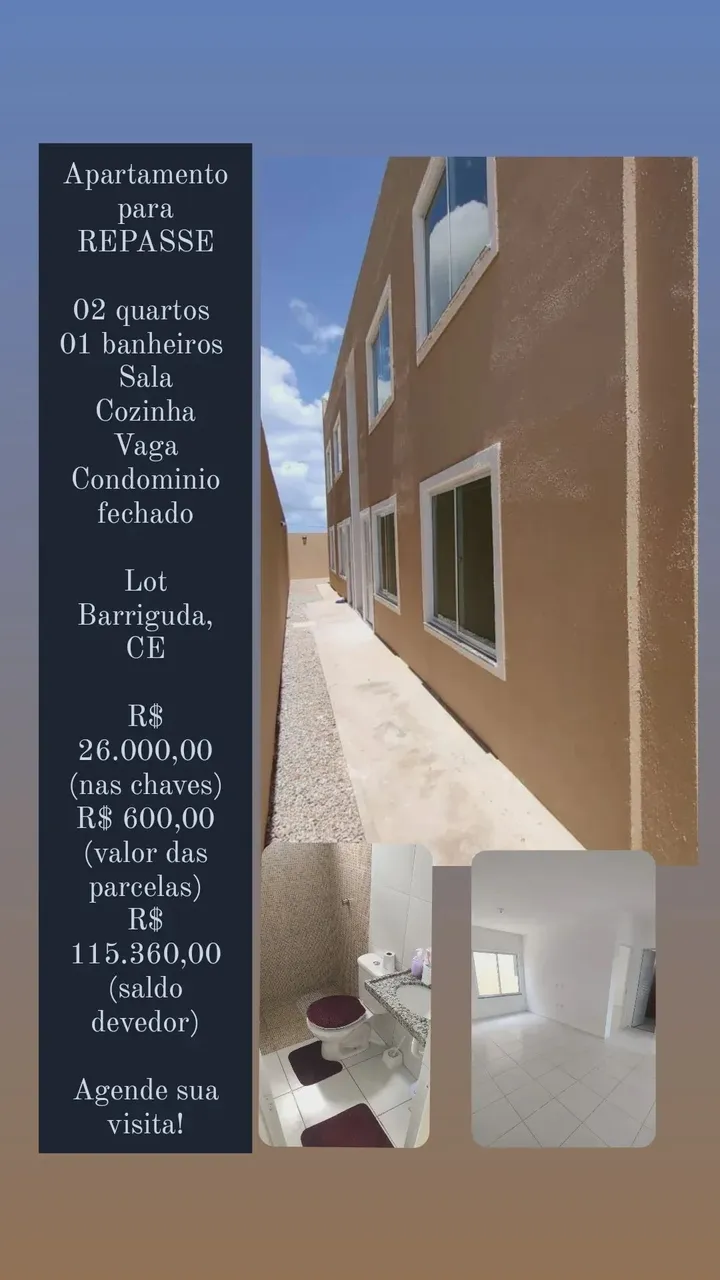 Imóvel para venda tem 60 metros quadrados com 2 quartos em Gereraú - Itaitinga - CE