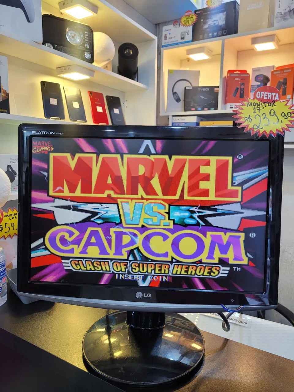 Monitor LG 17 polegadas - MARVEL VS CAPCOM