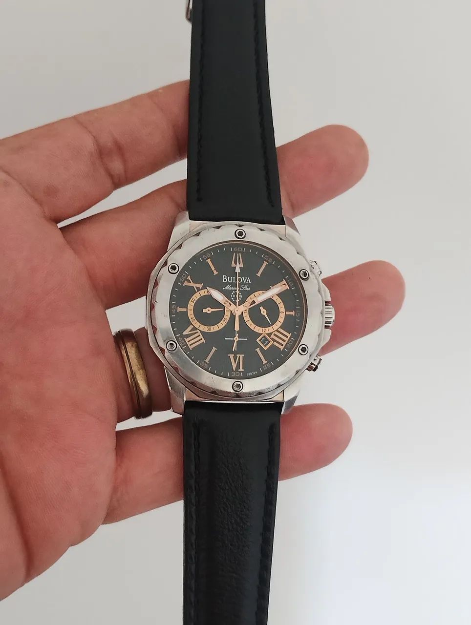 Relógio Bulova Marine Star cronógrafo  98B104 - Foto 4